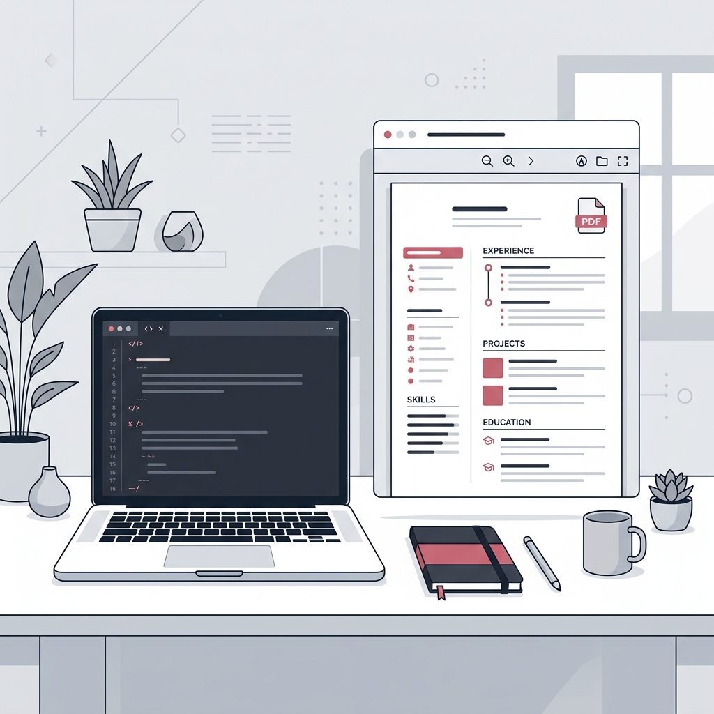 CVEngine Workspace - Markdown to PDF
